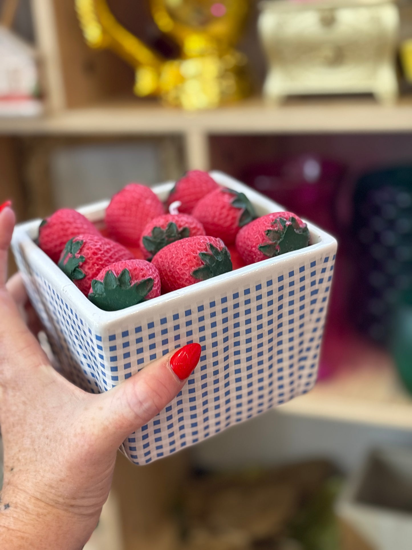 Strawberry Basket Candle