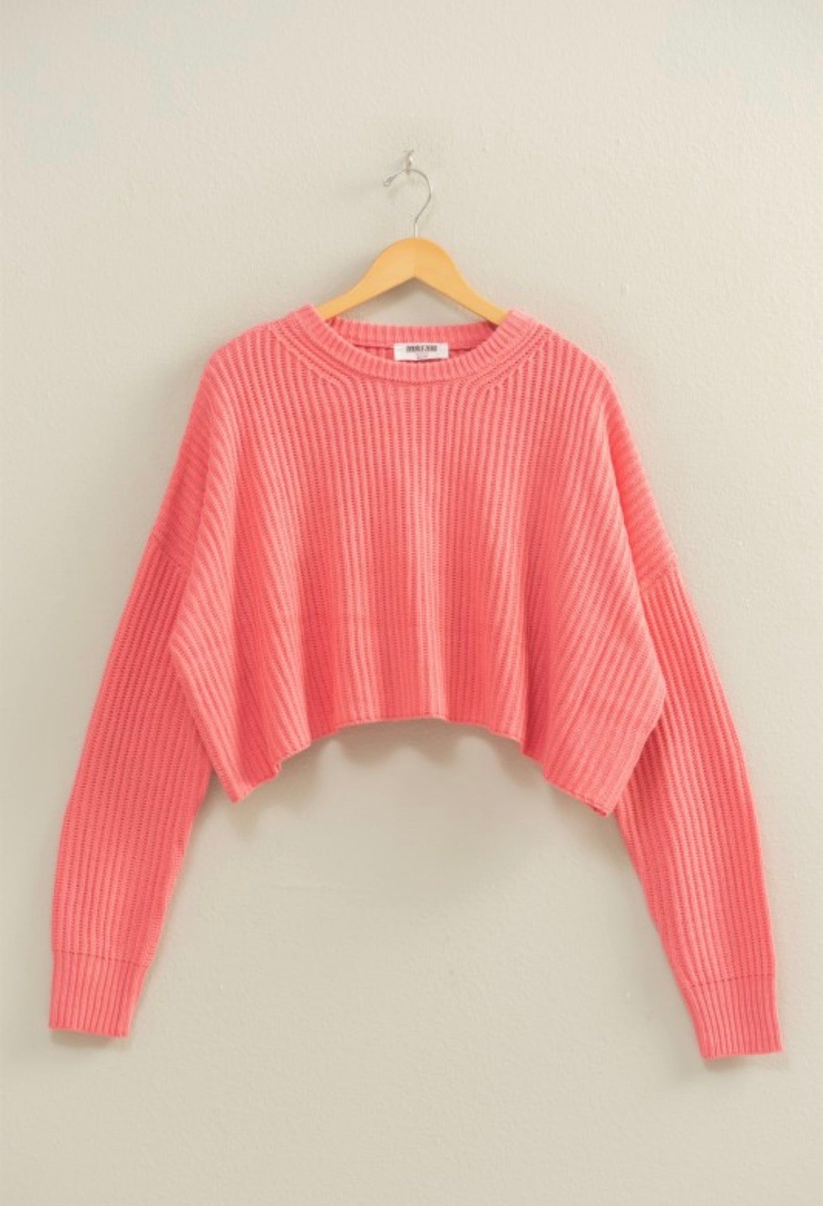 Bella Crew Neck - Cropped Sweater