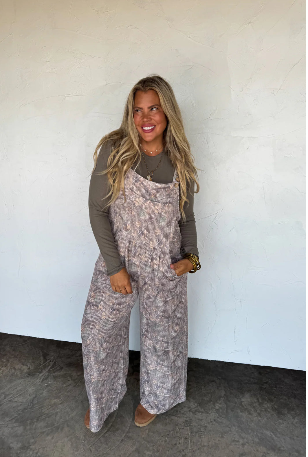 {DIBS}- CASSIDY CAMO OVERALLS