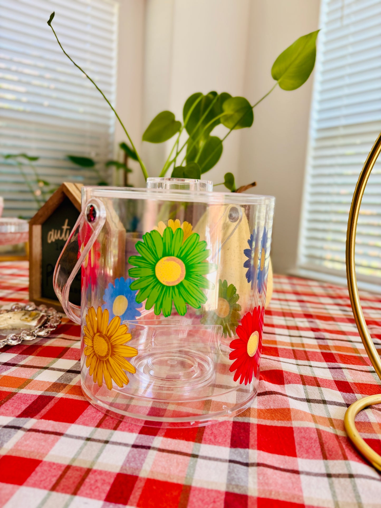 Vintage Acrylic Ice Bucket