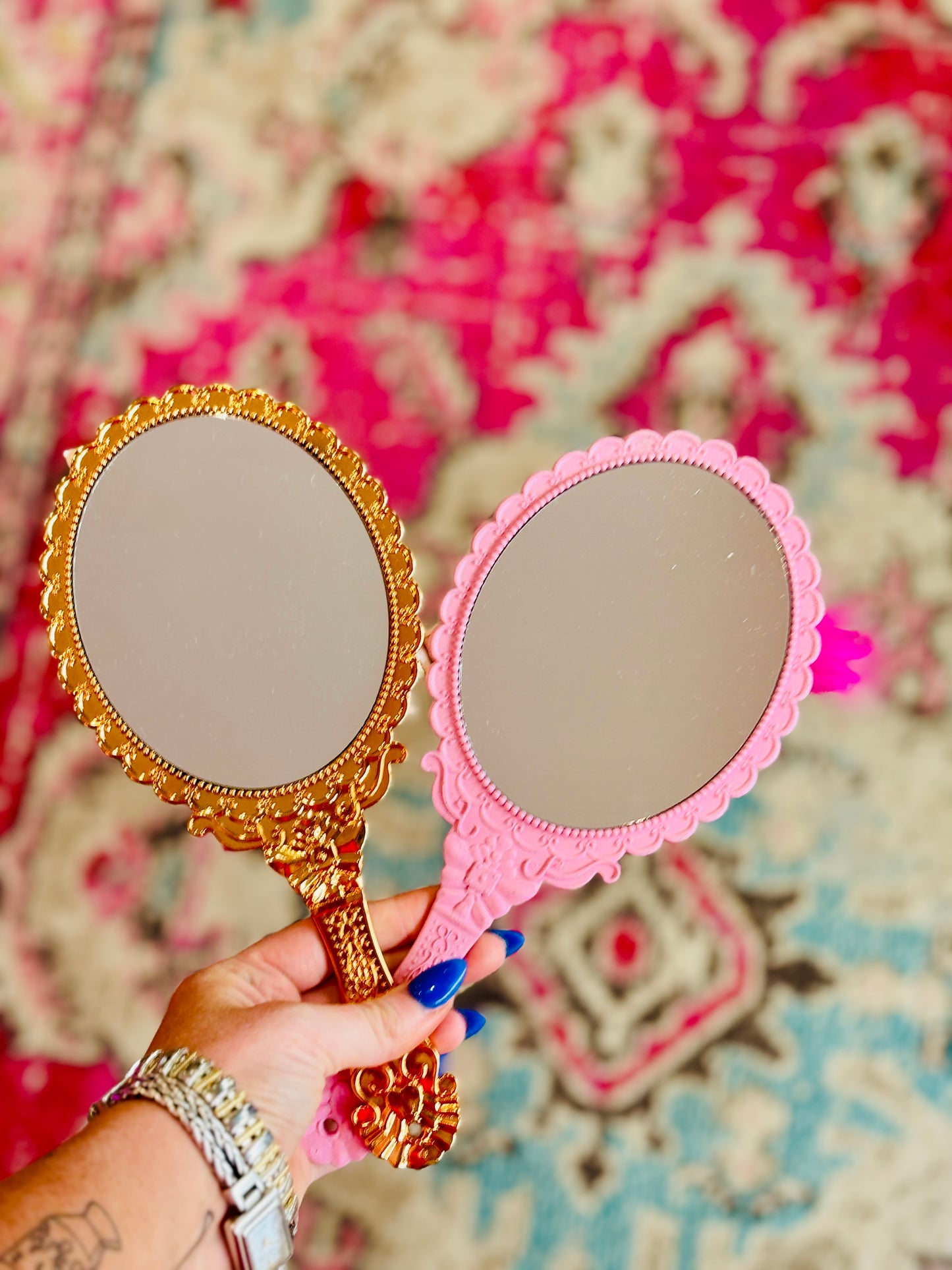 Handheld Junk Drawer Mirror