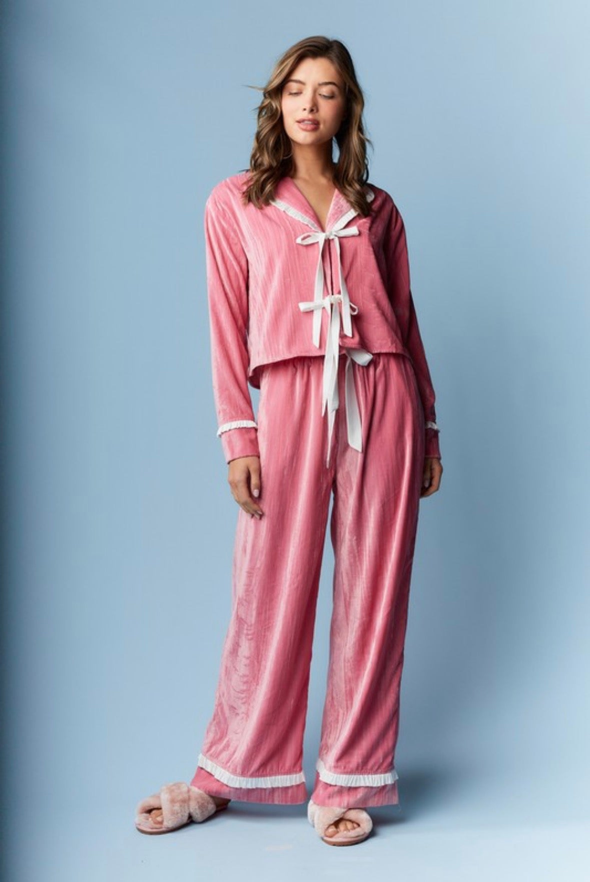Pinky Girl Velvet Pjs