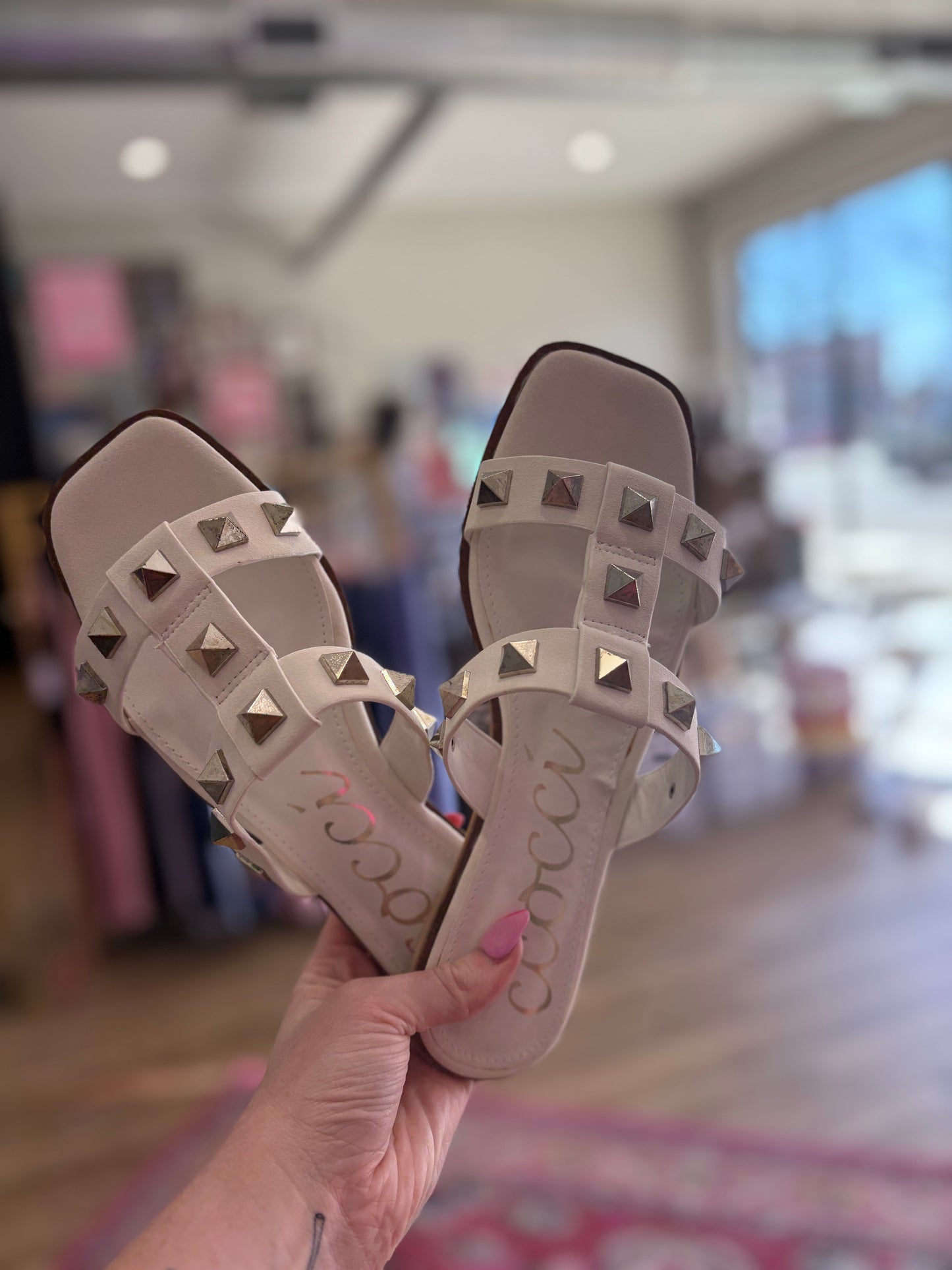 STUDDED SANDALS