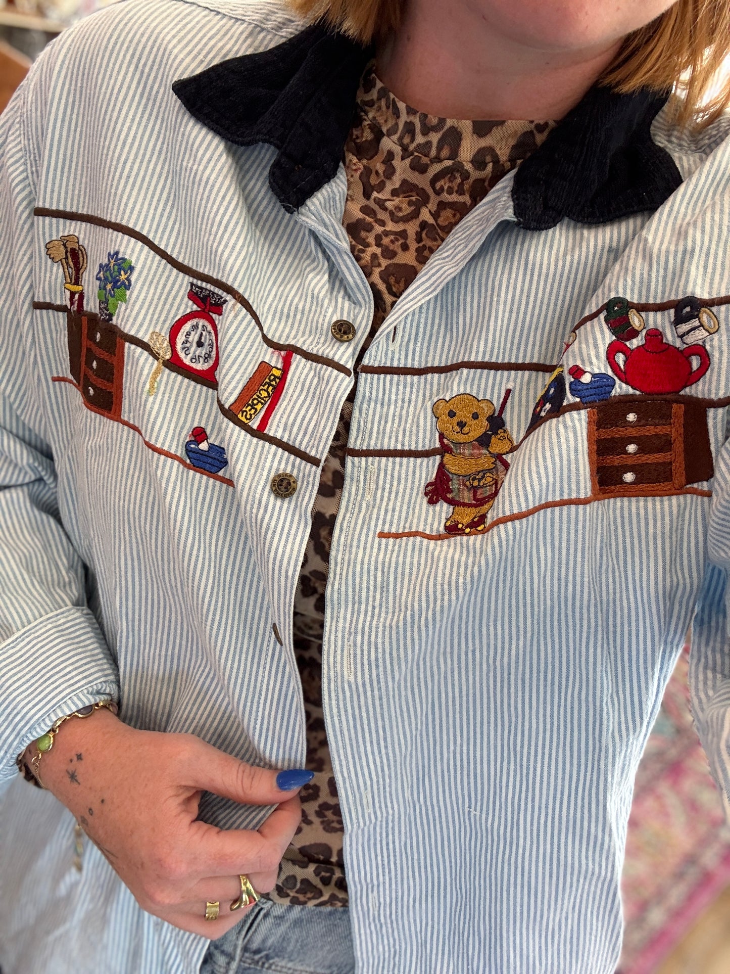 Vintage 90s Grandma Button up