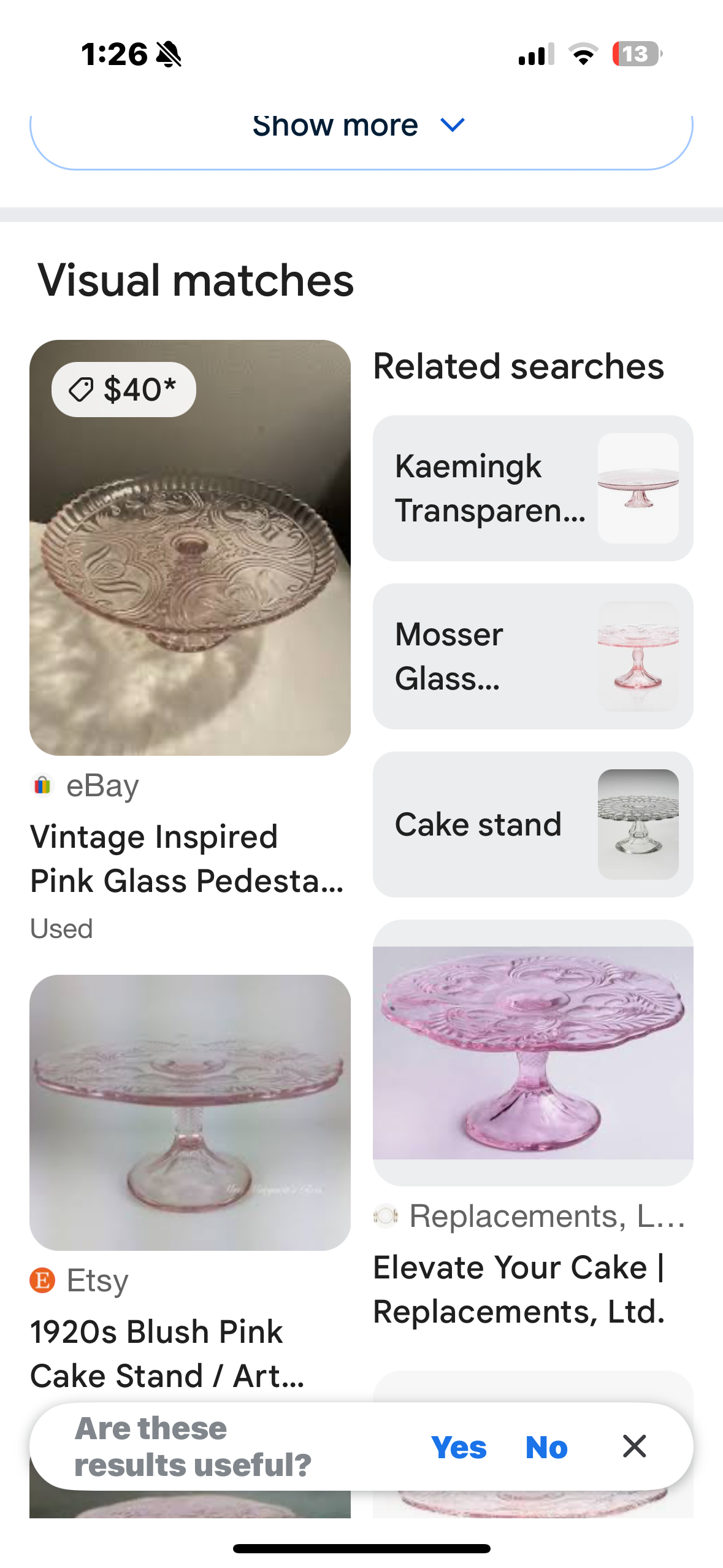 Baby Pink Glads Pedestal