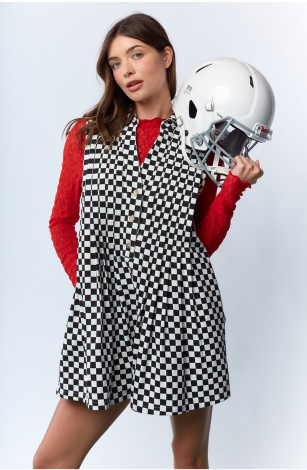 Checkmate Pintuck Romper