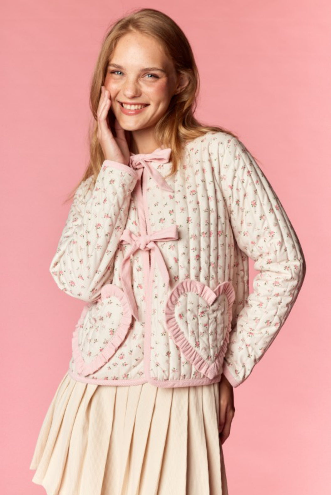 Quilted Queen Of Hearts Jacket