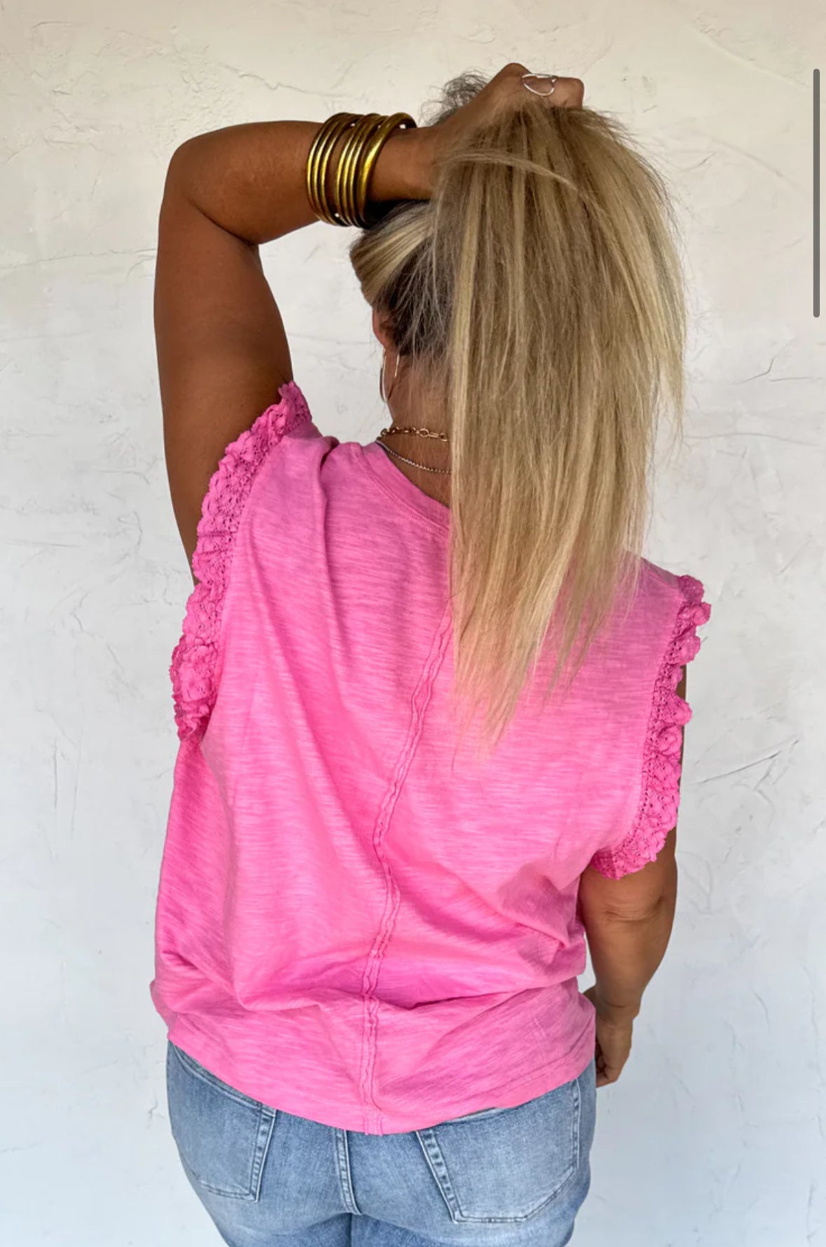 SWEET LACE DAYS TEE