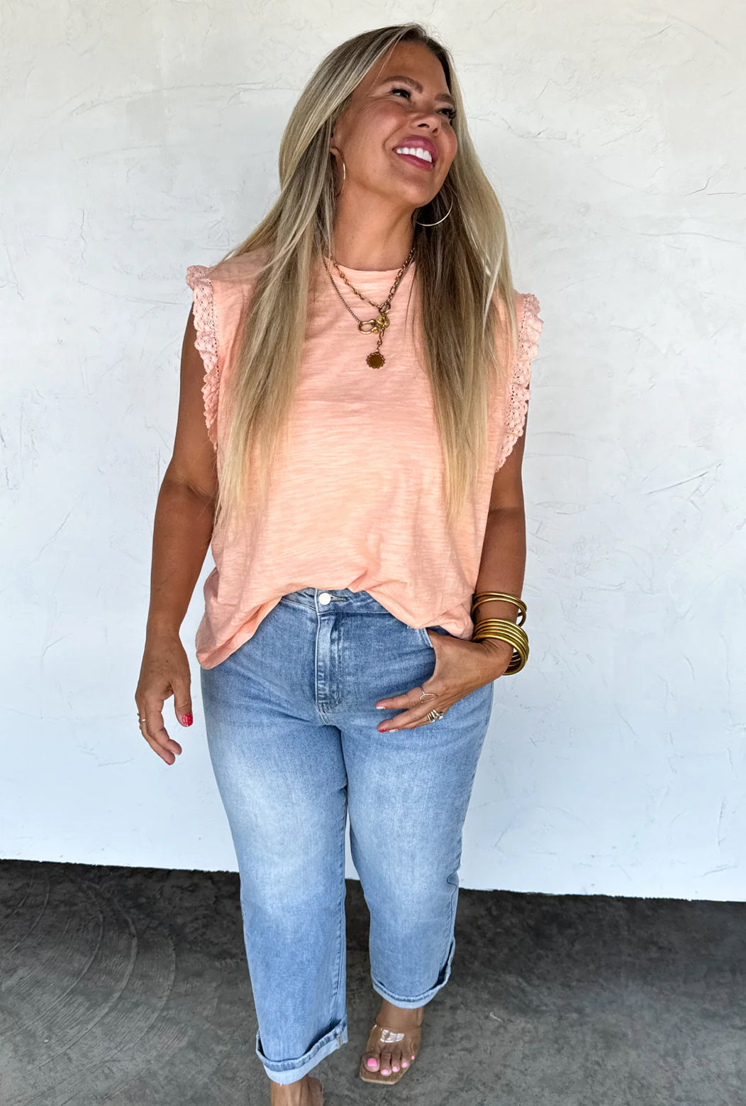 SWEET LACE DAYS TEE