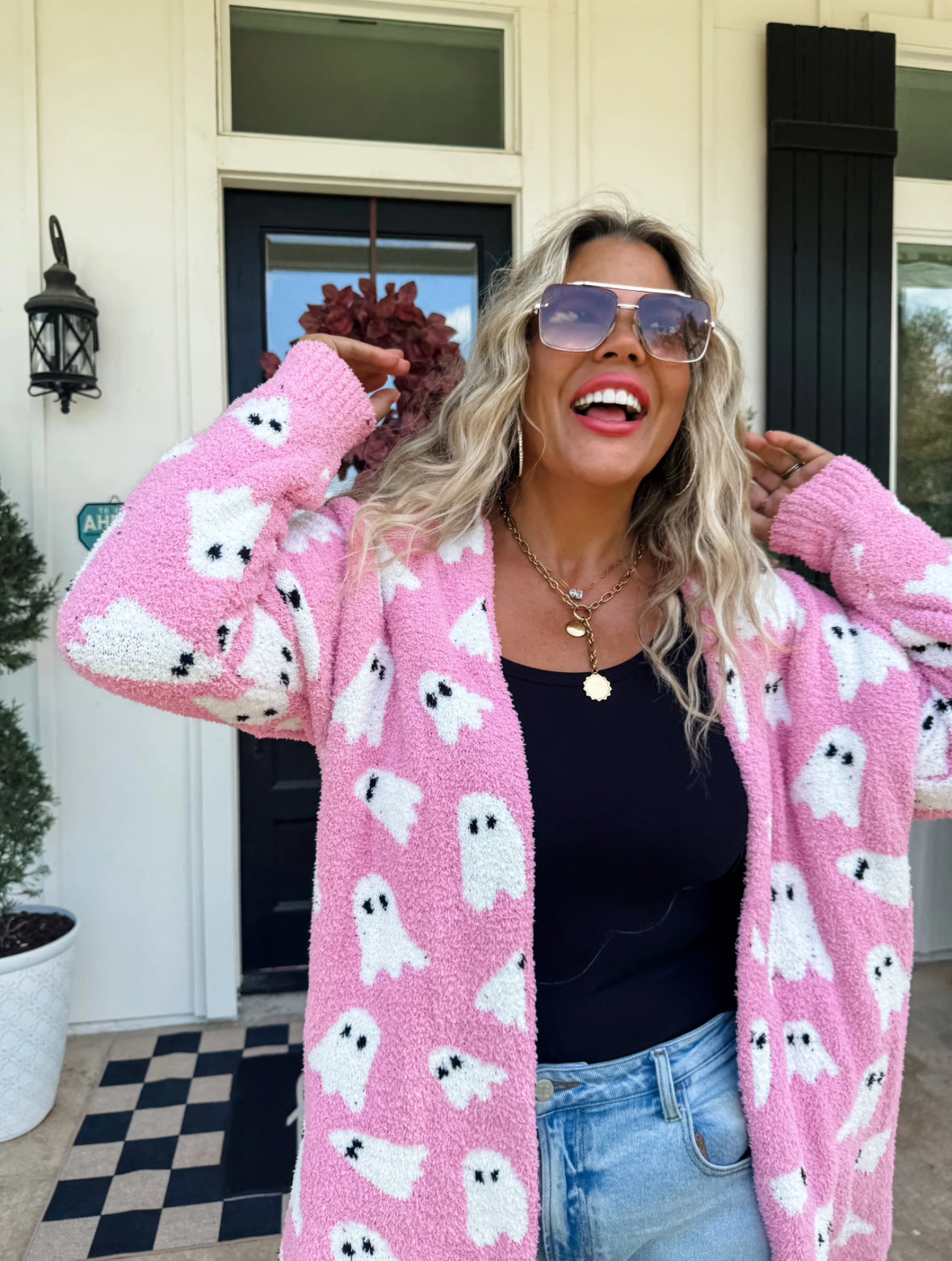 {DIBS} HALLOWEEN CLOUD CARDIGANS (ONE-SIZE)