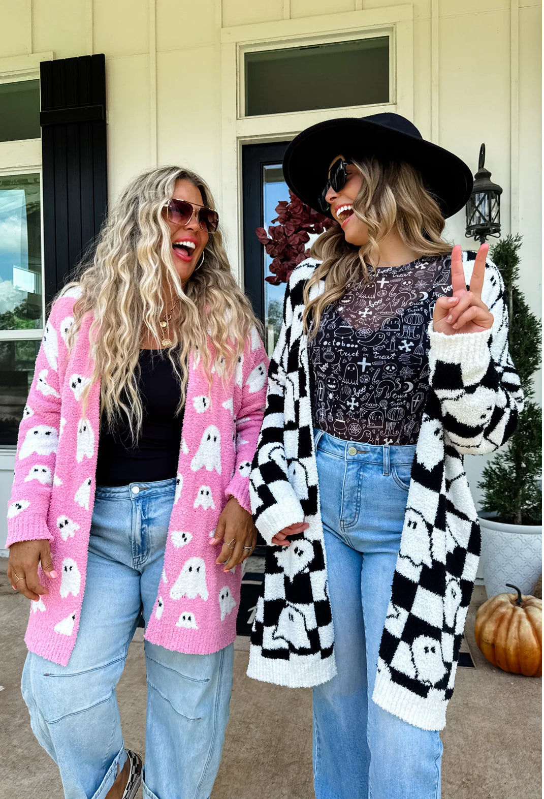 {DIBS} HALLOWEEN CLOUD CARDIGANS (ONE-SIZE)