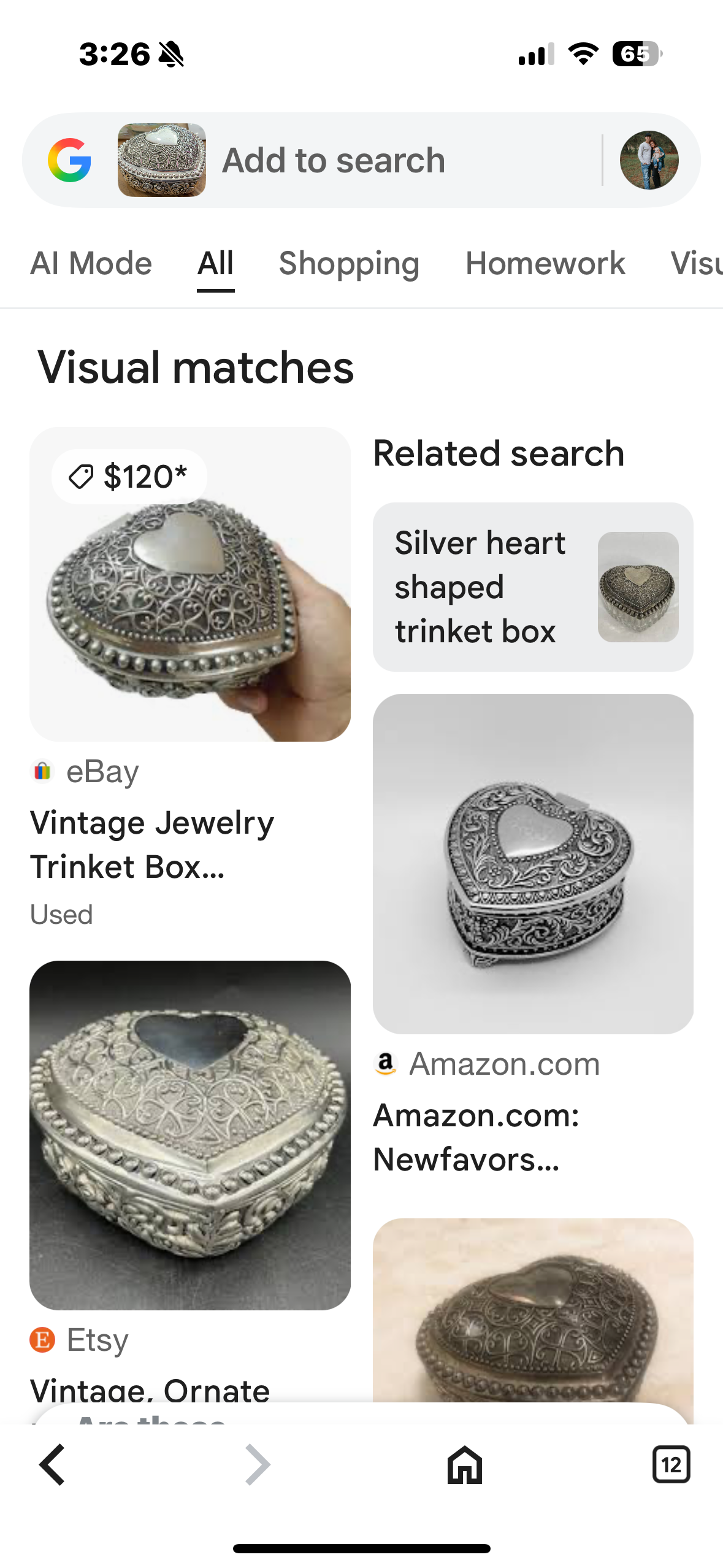 Vtg Jewelry Trinket Box