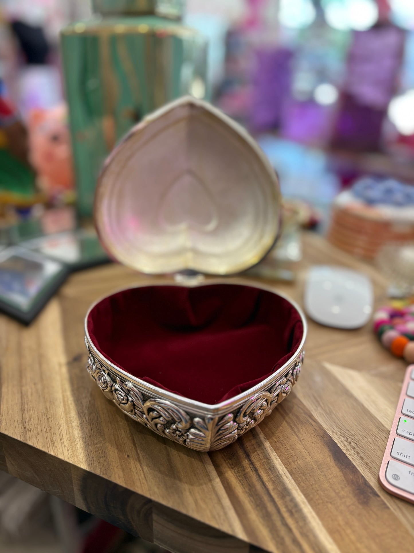 Vtg Jewelry Trinket Box