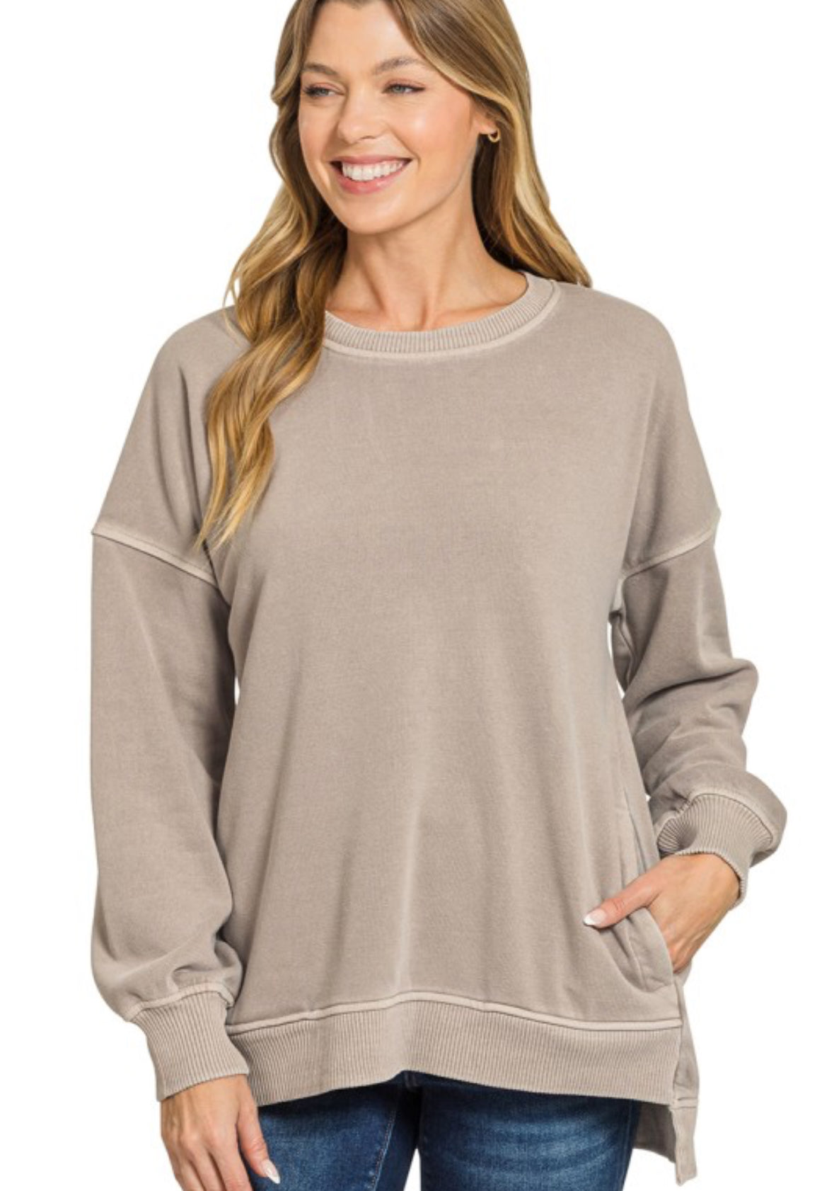 Relaxed Pullover With Pockets