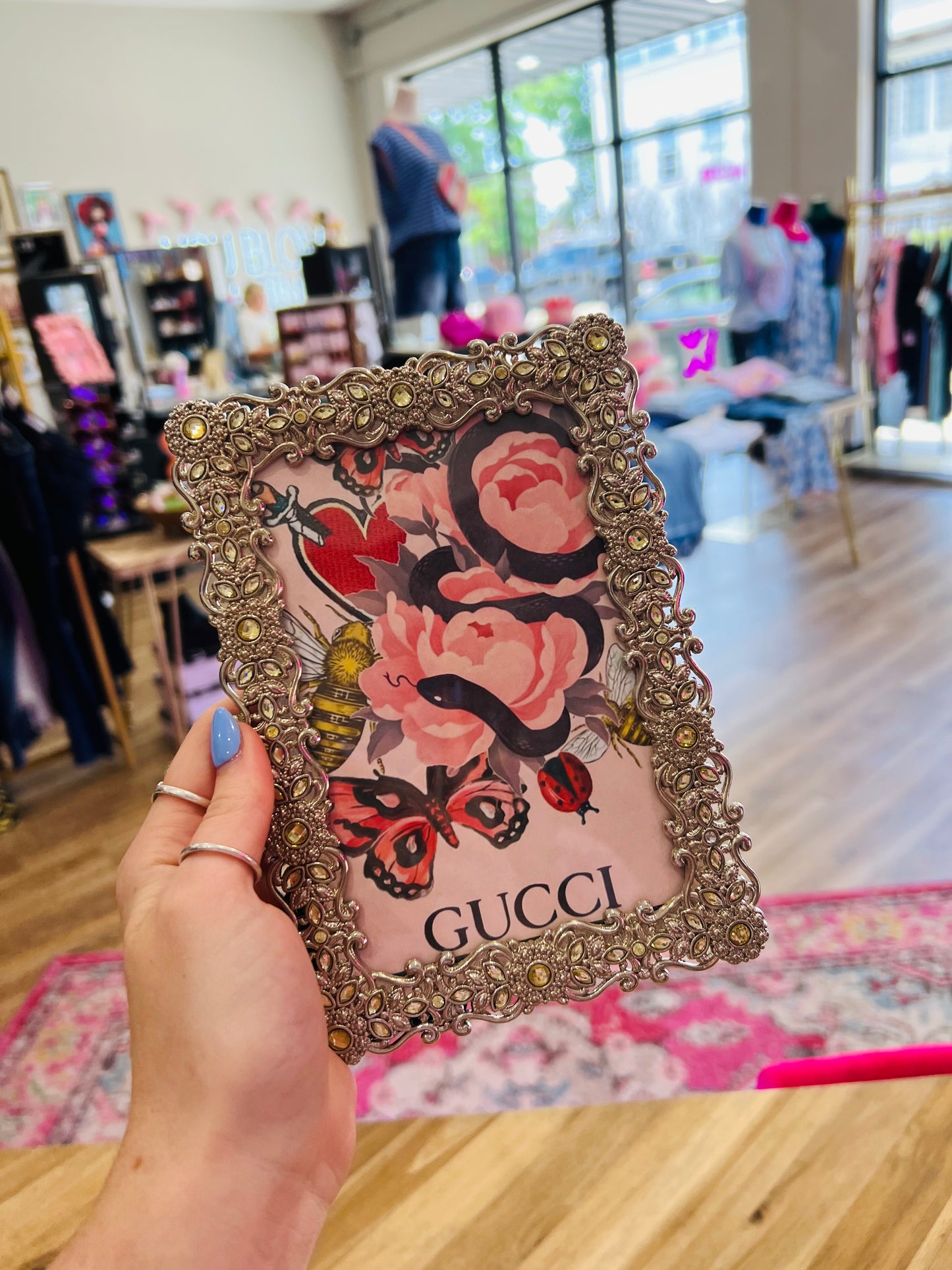 Gold Gucci Frame