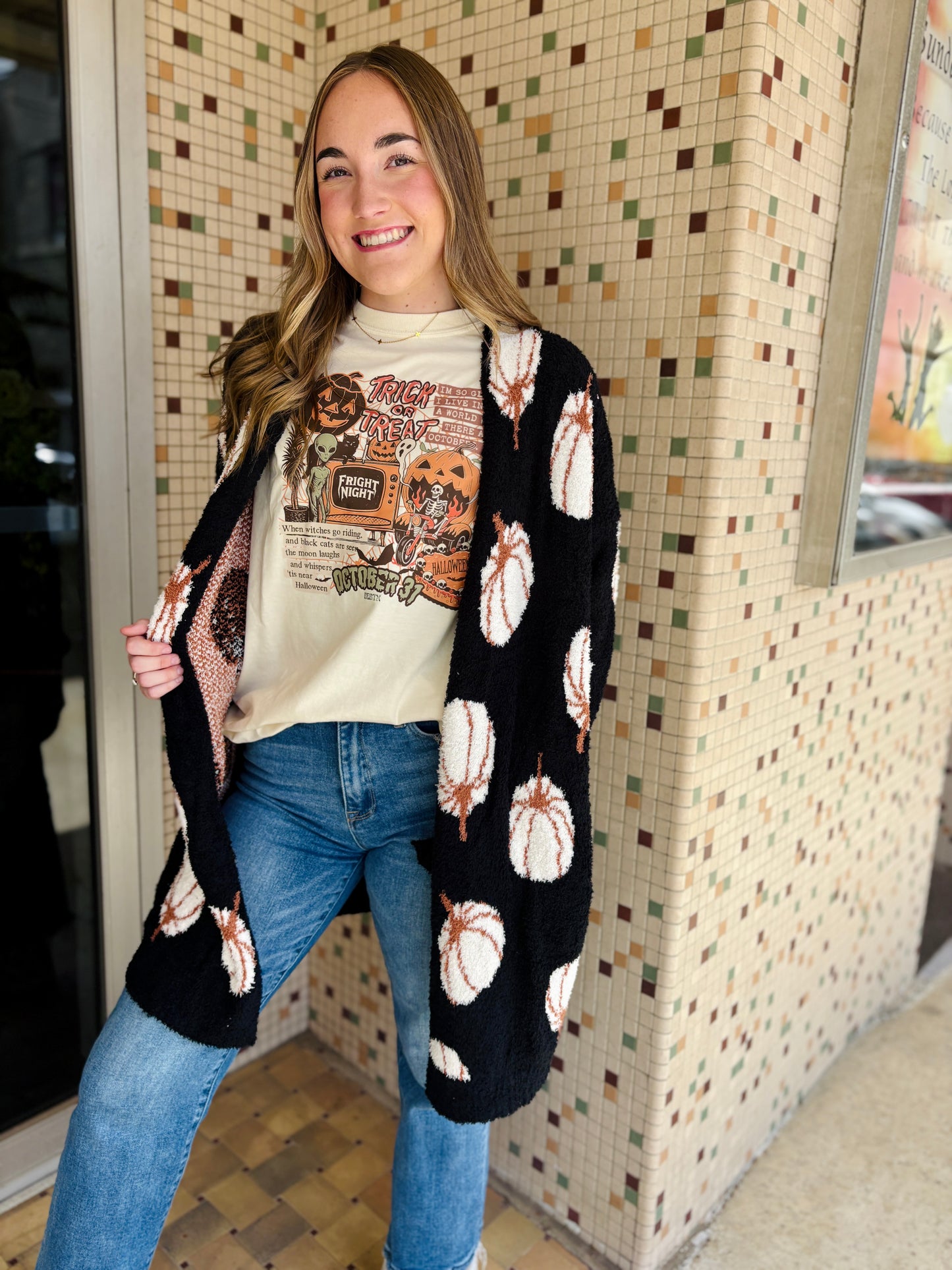 HALLOWEEN CLOUD CARDIGANS (ONE-SIZE)