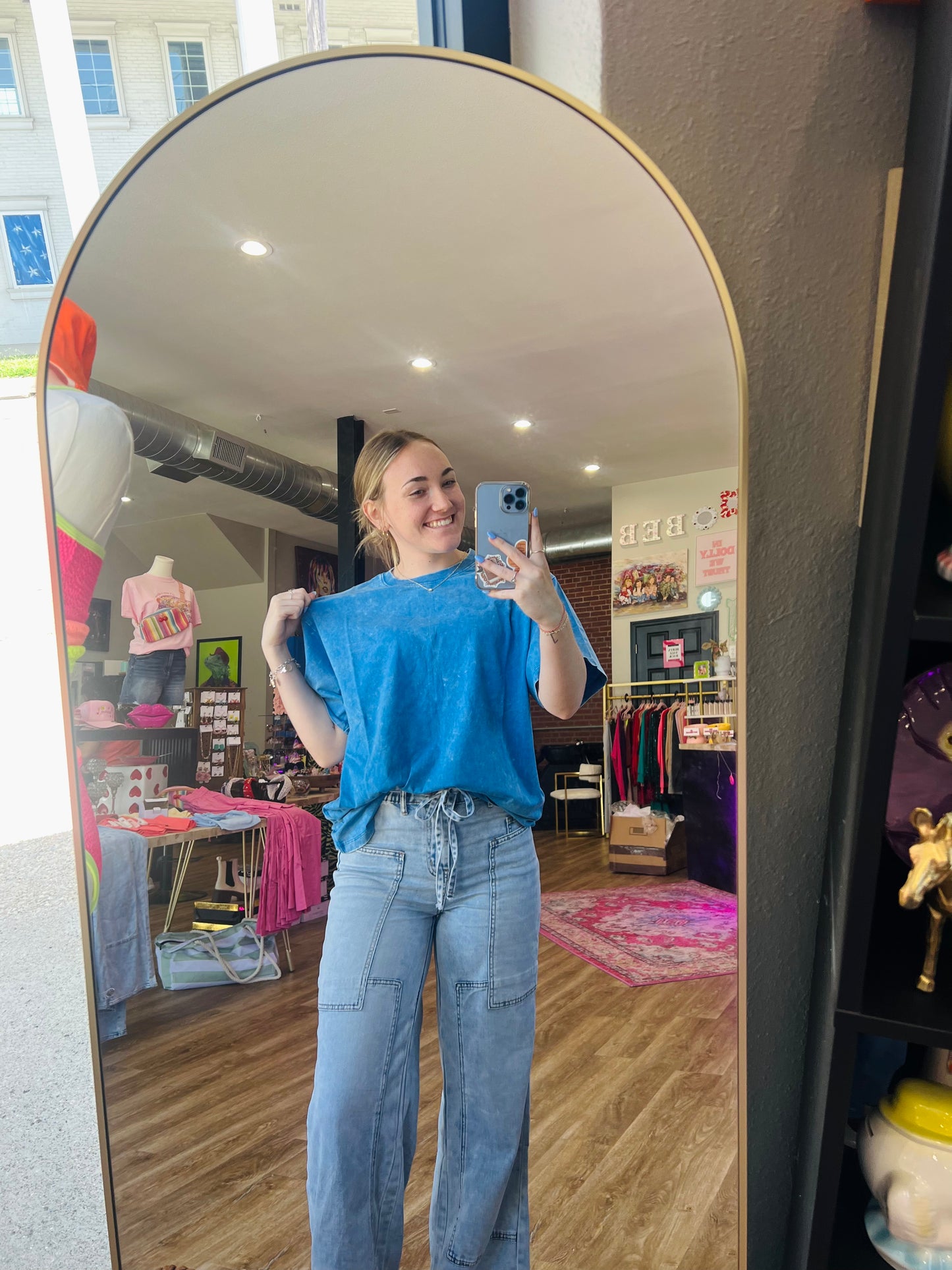 ACID WASH BOYFRIEND TEE