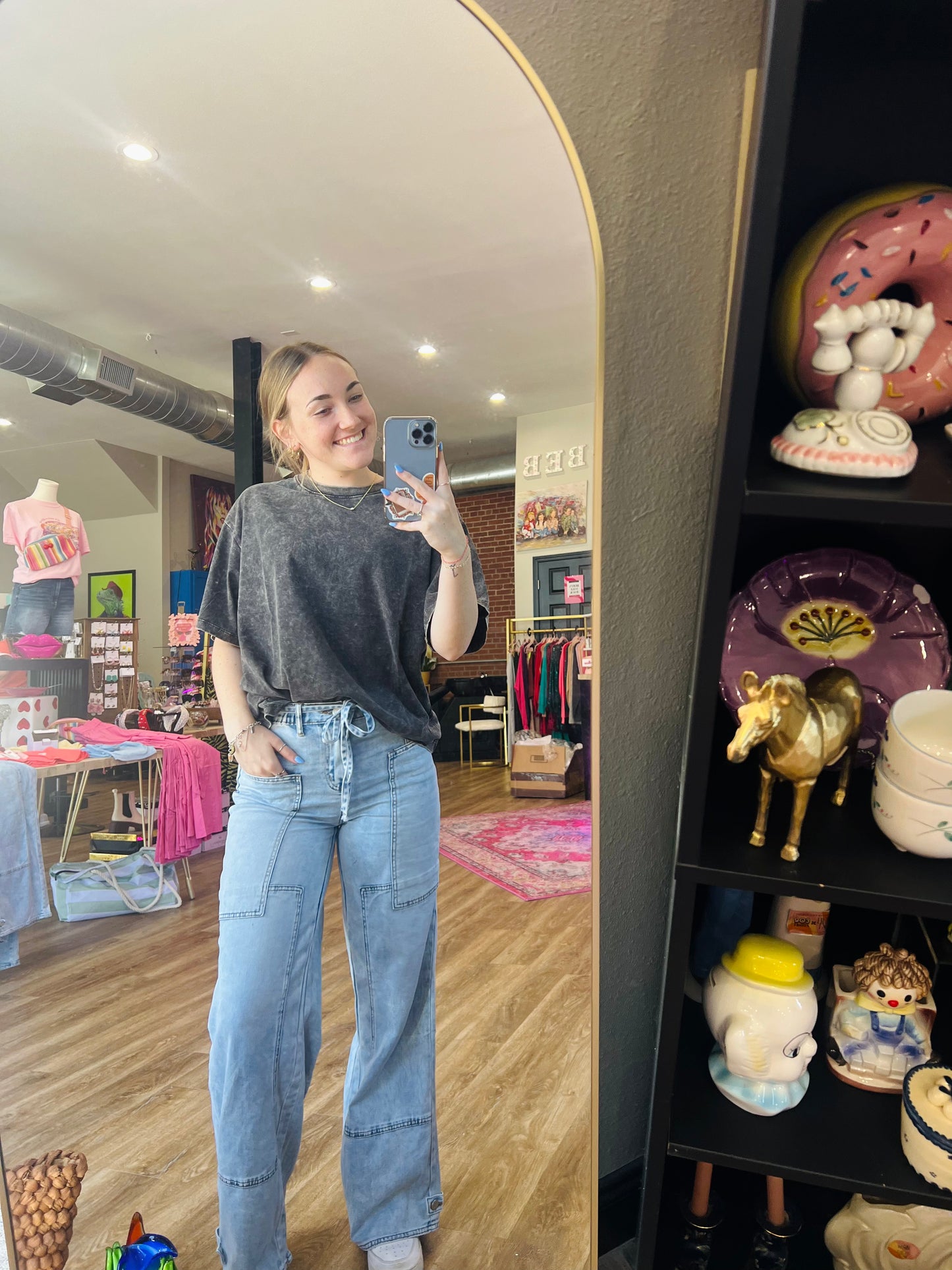 ACID WASH BOYFRIEND TEE