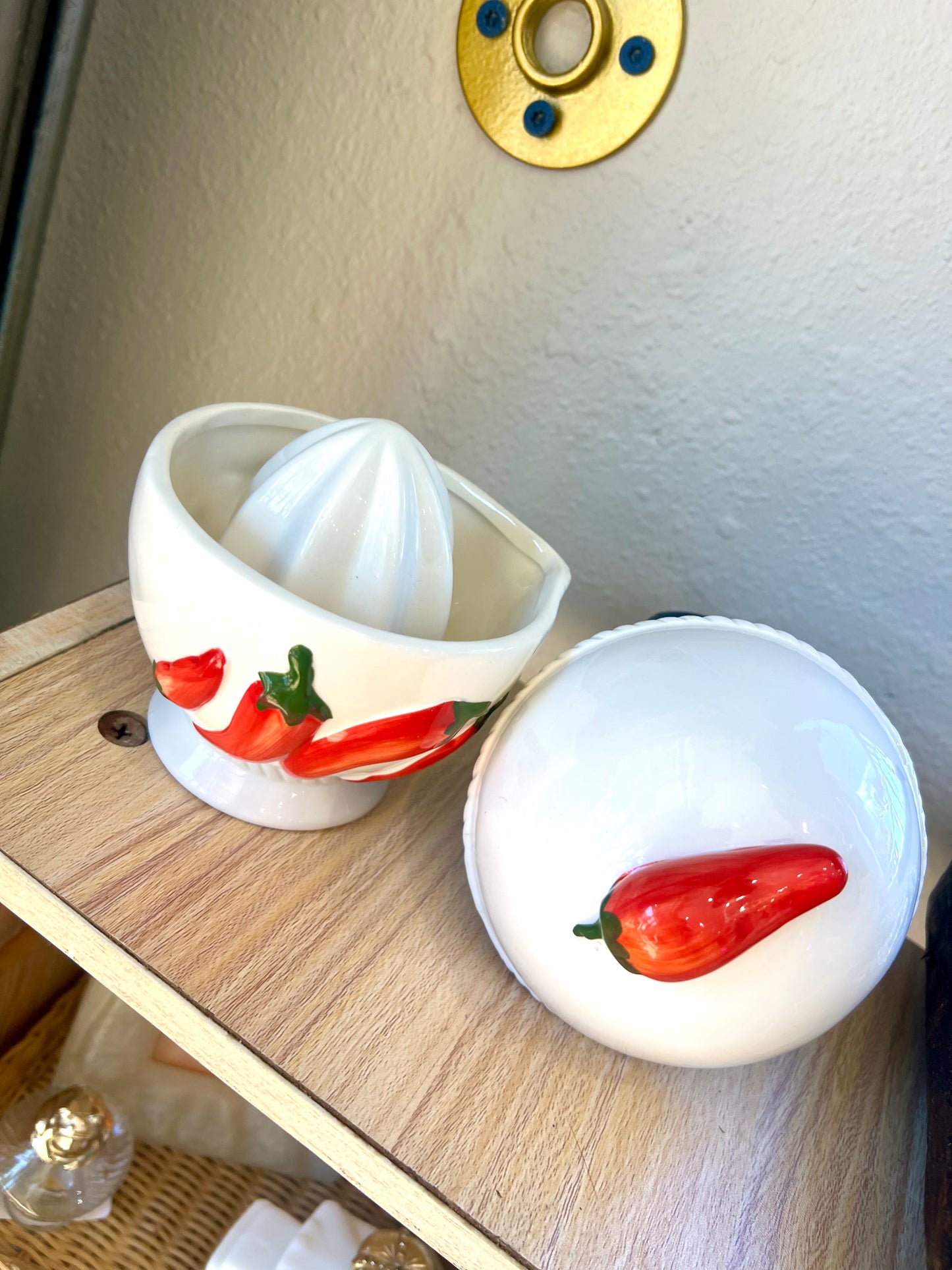 Ceramic Chili Pepper Juicer