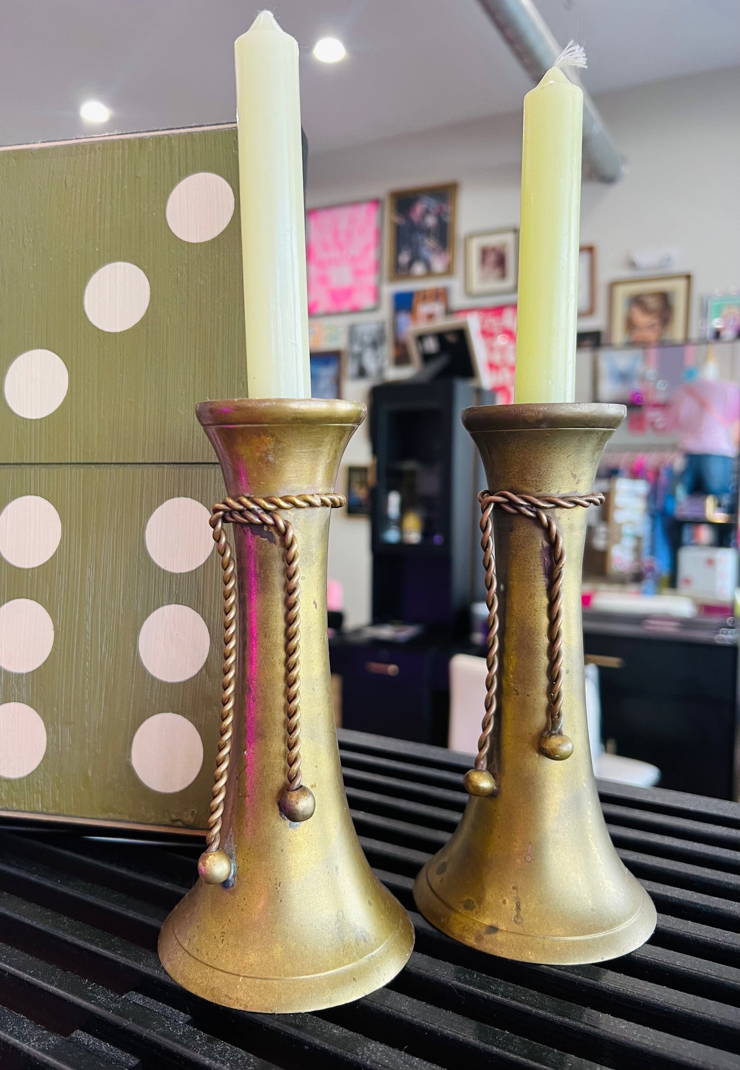 Brass Candle Sticks (set of 2)