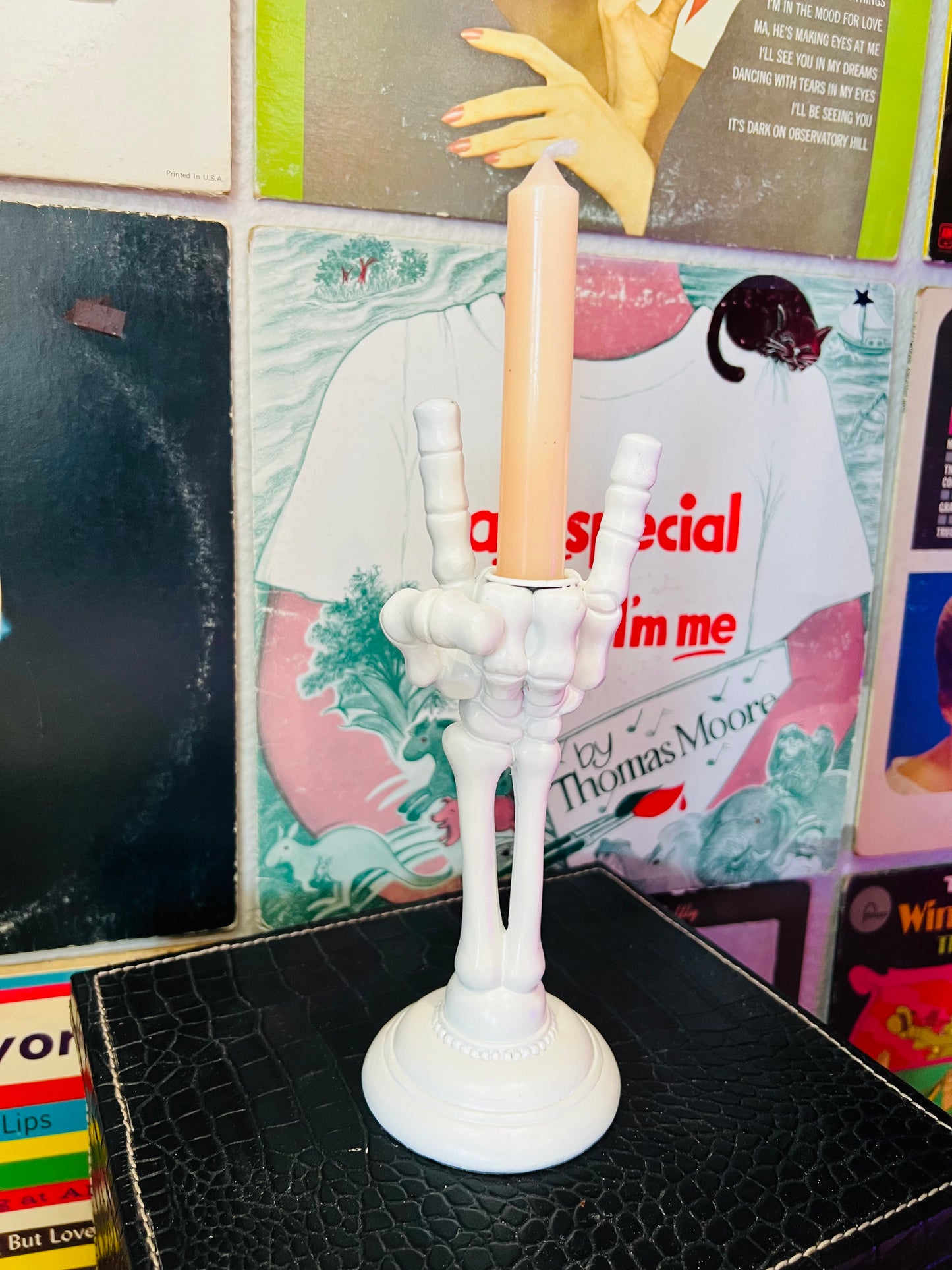 Skeleton Hand Candle Holder
