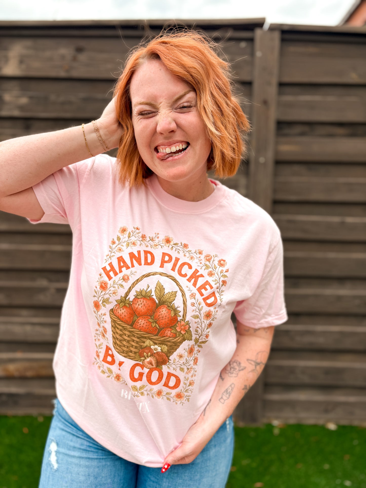 HAND PICKED BY GOD TEE