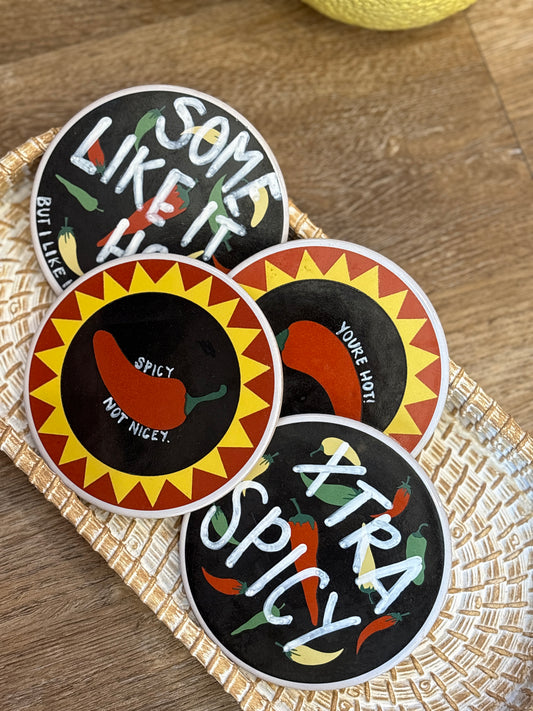 Chili Coaster Set (4)