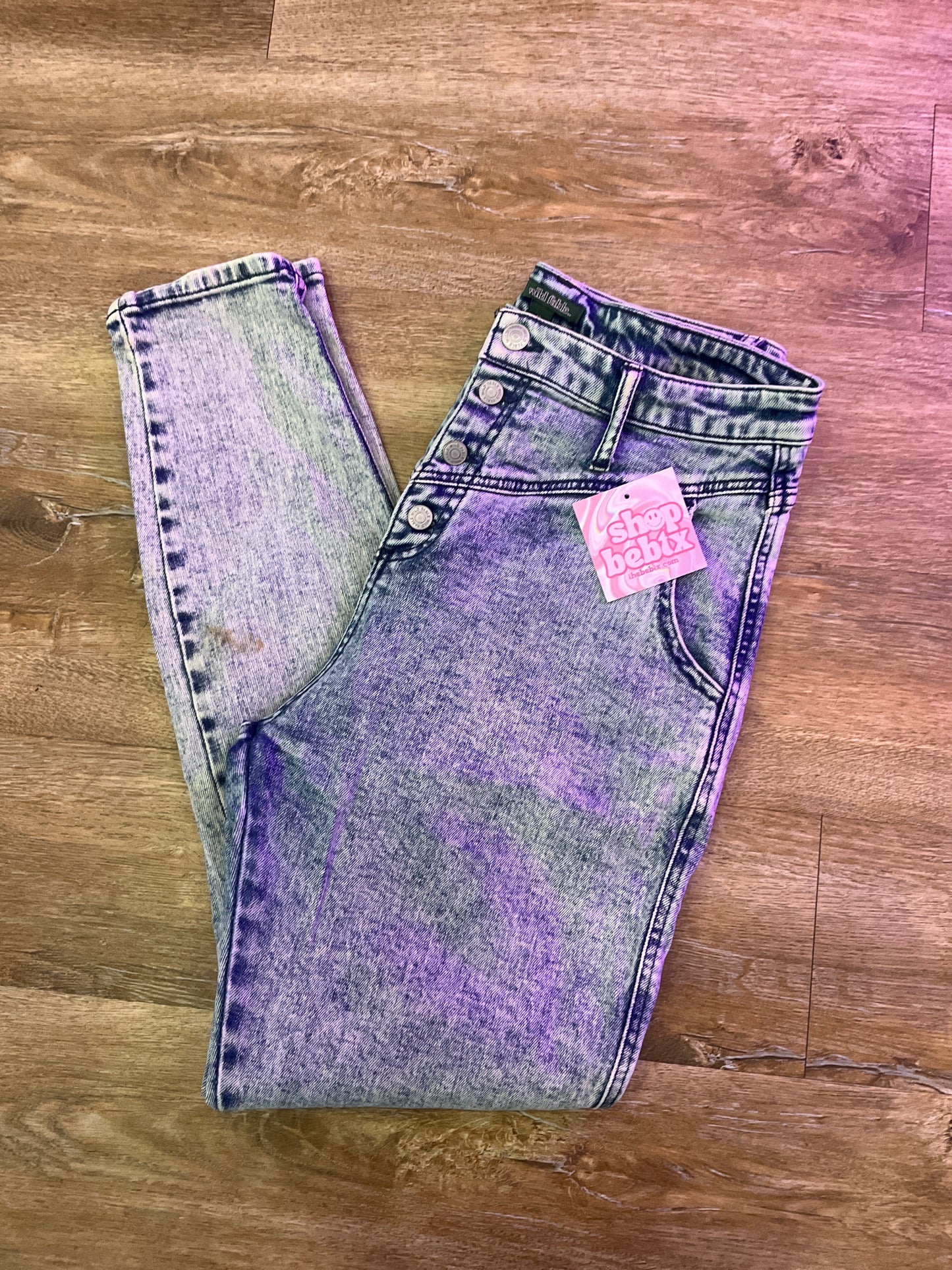 Acid Wash Skinnies Size 10