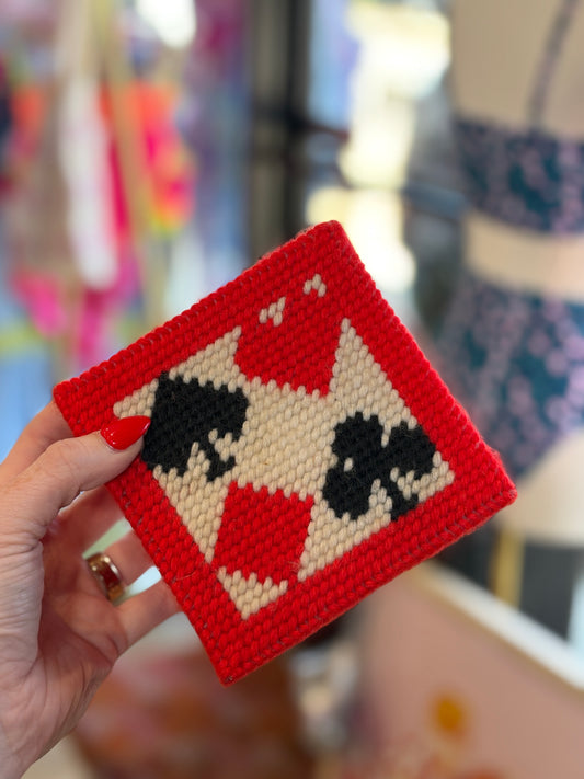 Cross Stitch Card Coaster Set