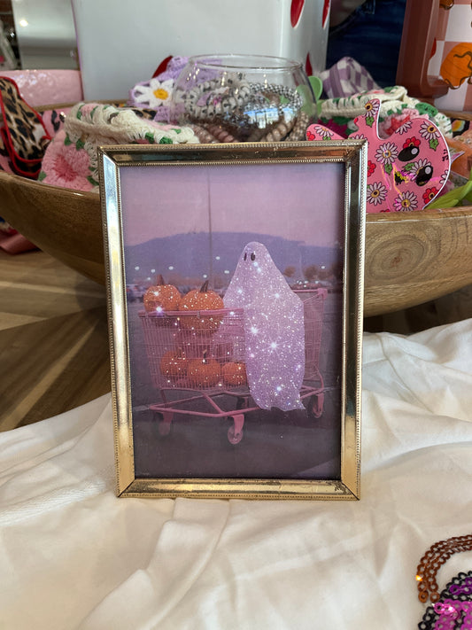 Sparkle Shopping Ghost Frame