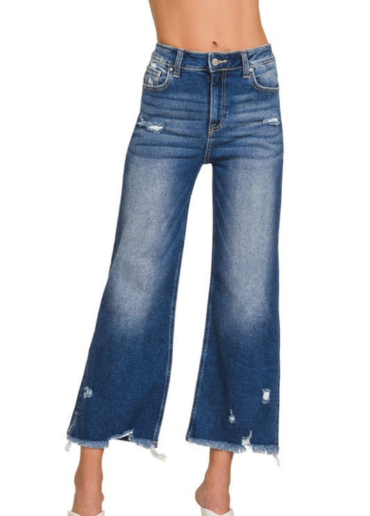 Sara High Rise Wide Leg Jeans