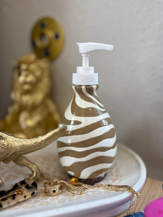 Y2K Zebra Soap Dispenser