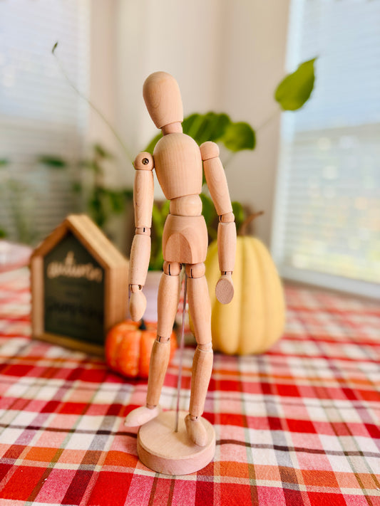 Wooden Mannequin Decor