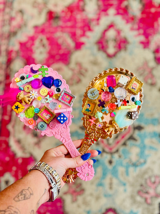 Handheld Junk Drawer Mirror