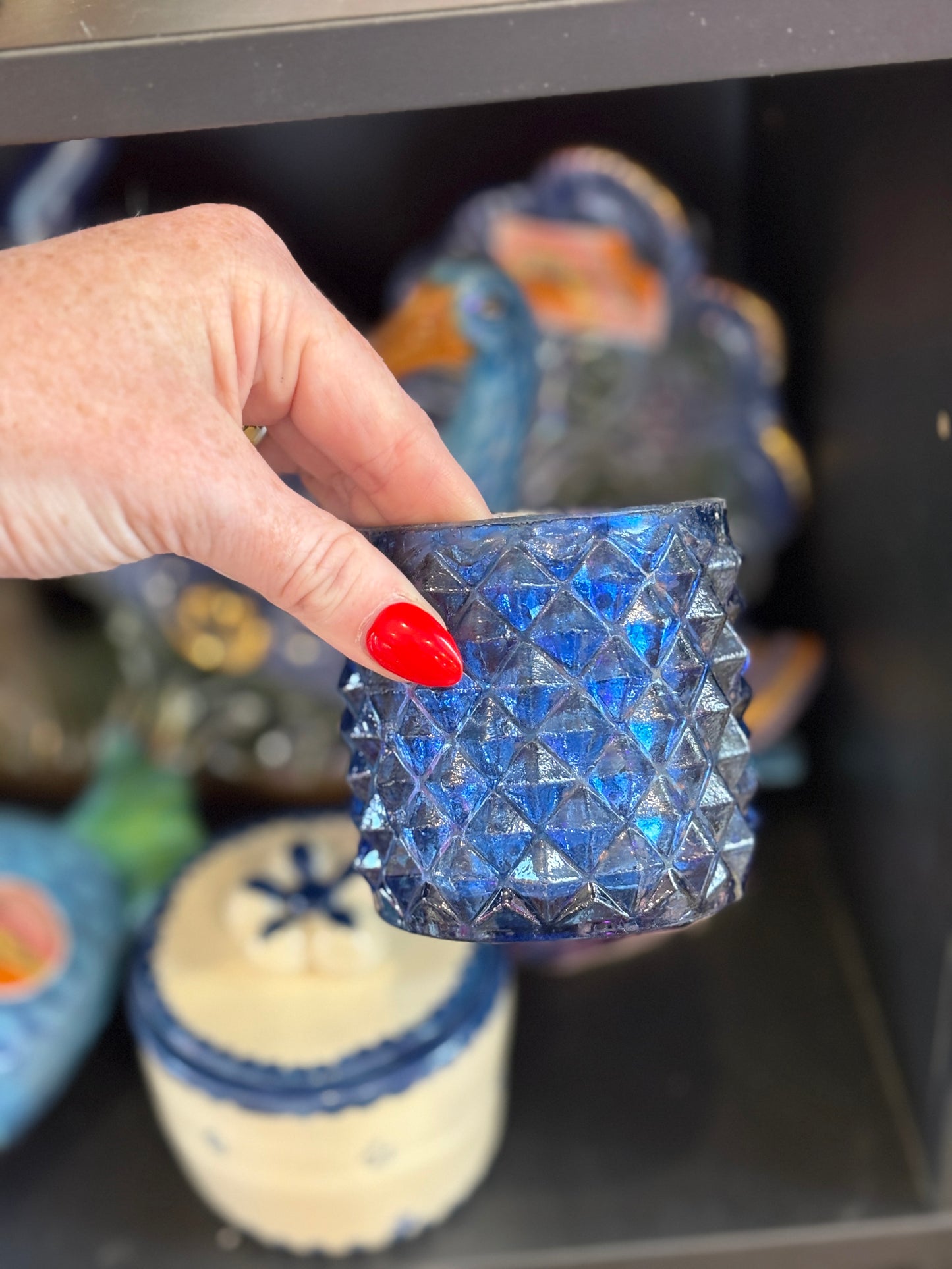 Mini Blue Fishy Planter