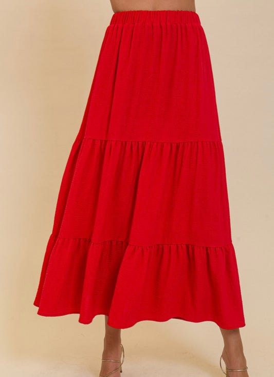 Home For Christmas Maxi Skirt