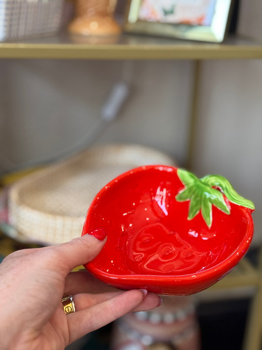 Strawberry Trinket Bowl