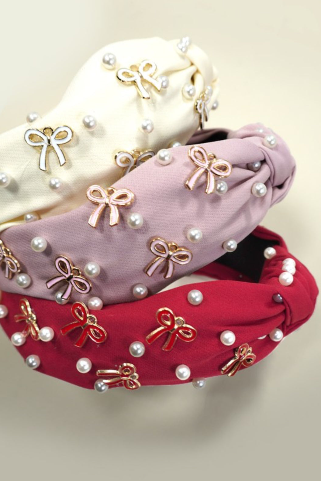 PEARL & BOW HEADBAND