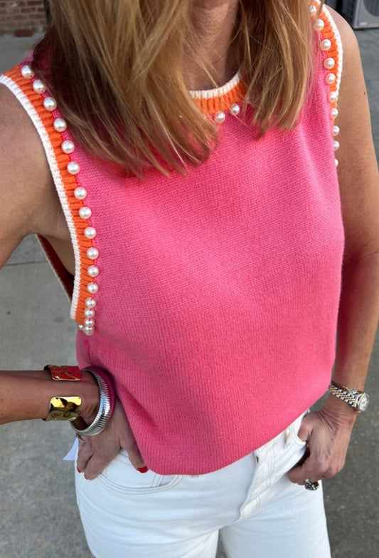 KELL PEARL KNIT TANK