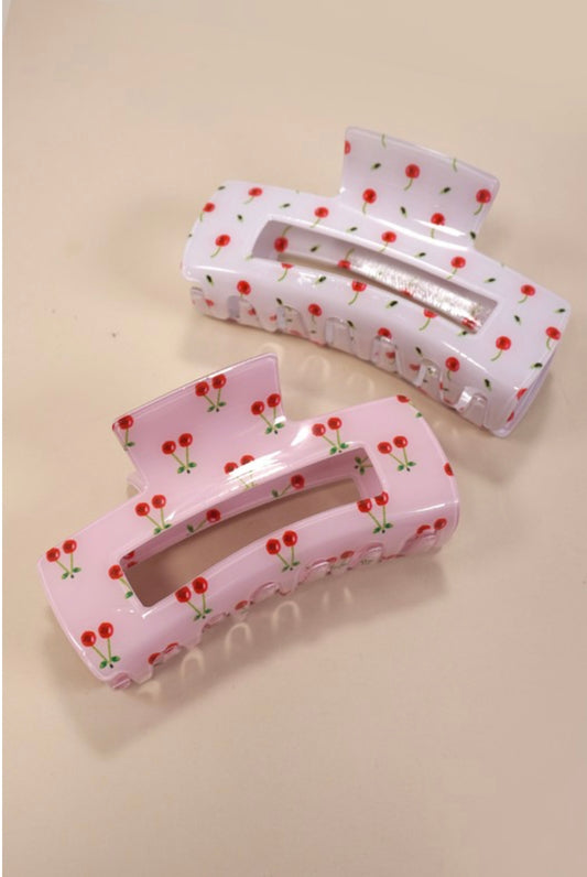 PRINTED HAIR CLIPS