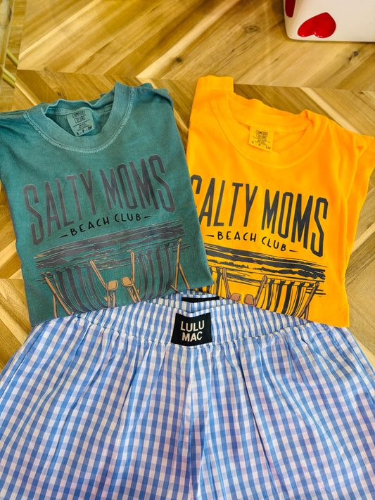 SALTY MOMS BEACH CLUB TEE