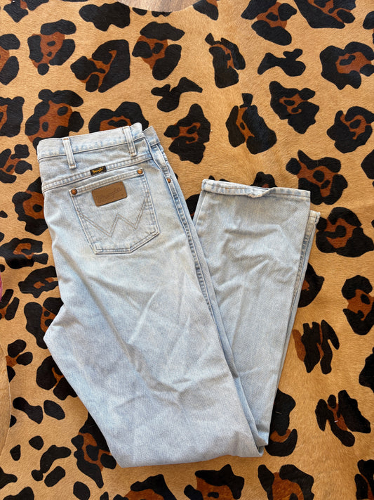 VINTAGE WRANGLER WHITE WASHED (36X34)