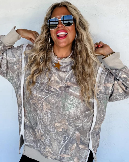 {DIBS} CLASSIC CAMO PULLOVER