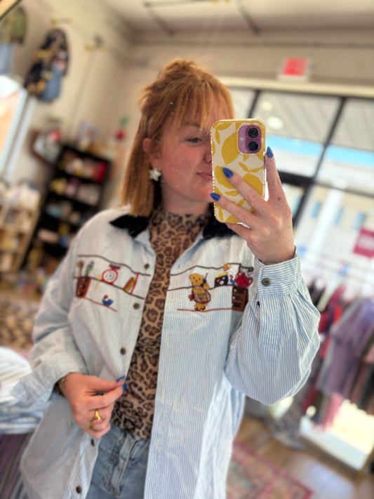Vintage 90s Grandma Button up