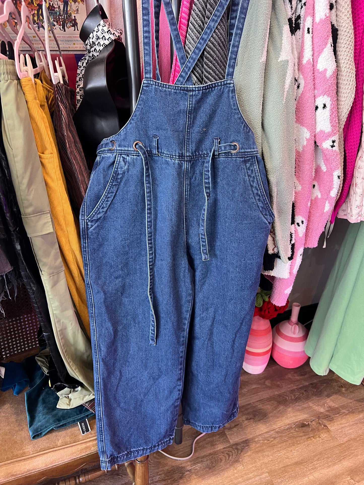 Vintage Blue Jean Overalls (L)