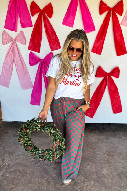 {DIBS} Christmas Haddie Wide Leg Pants
