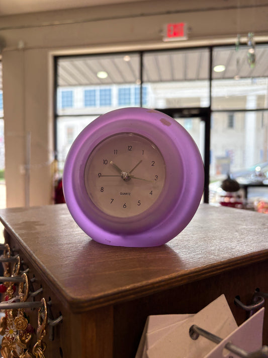 Funky Purple Clock