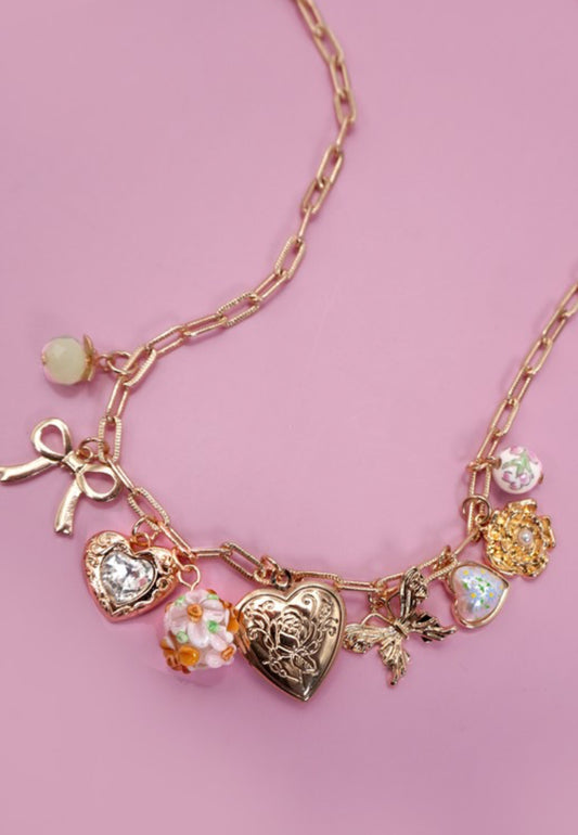LOCKET CHARM NECKLACE