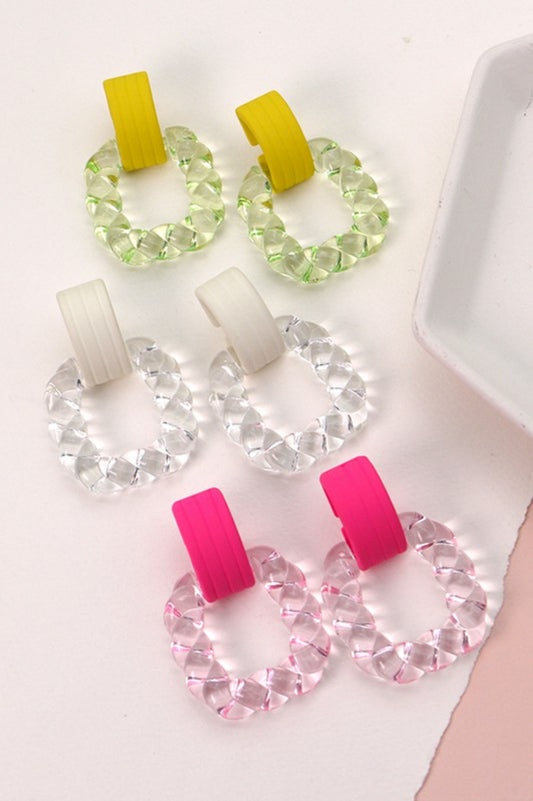 DOOR KNOCKER DROP EARRINGS