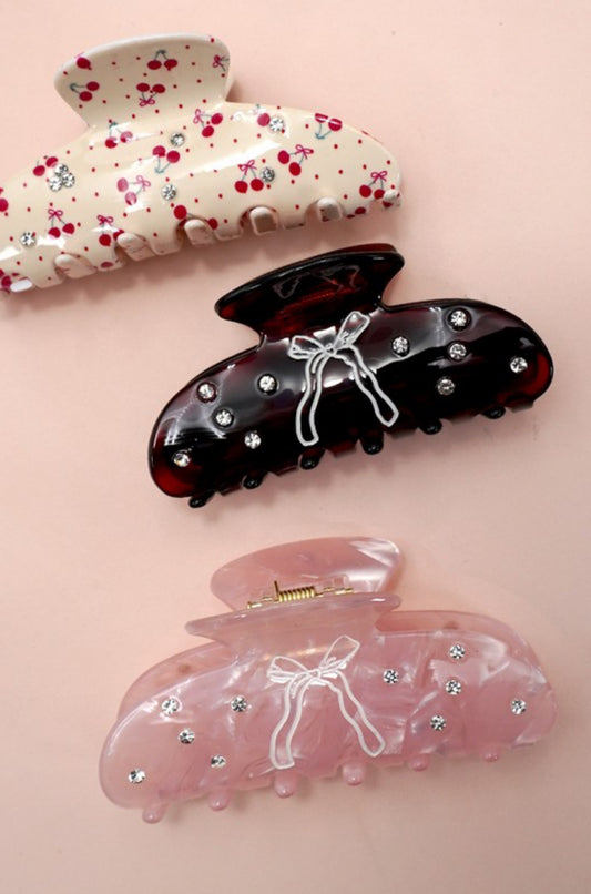 HALF MOON HAIR CLIPS